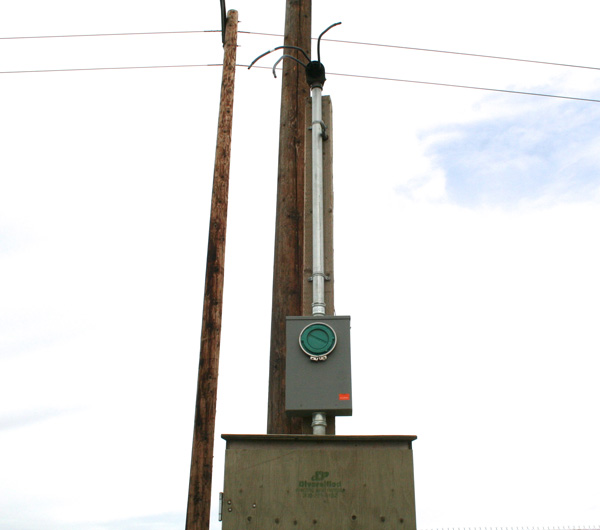 200A Pole Temporary Service | Diversified Electric